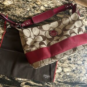 Coach Carly Hobo Bag (with duster included)